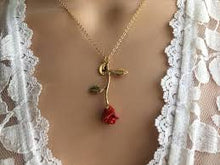 Load image into Gallery viewer, Rose Necklace